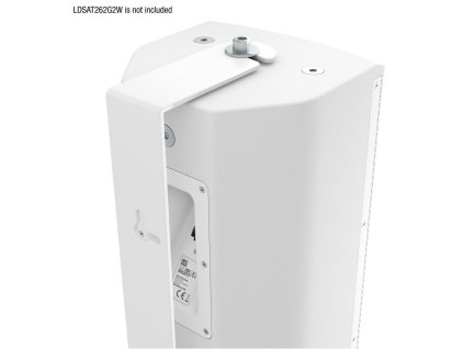 LD Systems SAT 262 G2 WMB W Obrotowy uchwyt ścienny, kolor biały