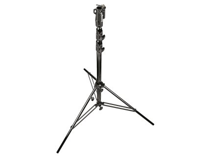Manfrotto Black Steel Amortyzowany pneumatycznie statyw Heavy Duty