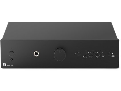 Pro-Ject MAIA S3 black - Mały, elastyczny wzmacniacz zintegrowany, czarny