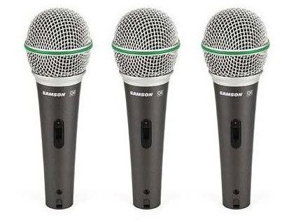 Samson Q63PACK - sada dynamických mikrofonů