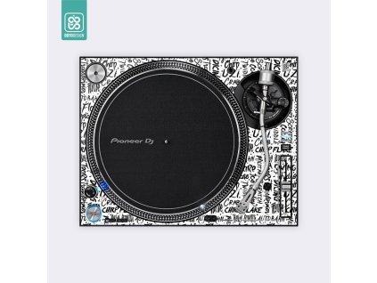 Doto Design Skin PLX-1000 SCRATCH STYLE White