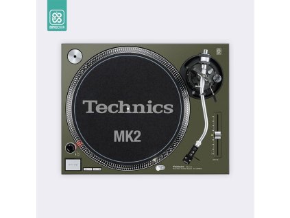 Doto Design Skin SL-1200 / 1210 MK2 FULL COLORS Army Green