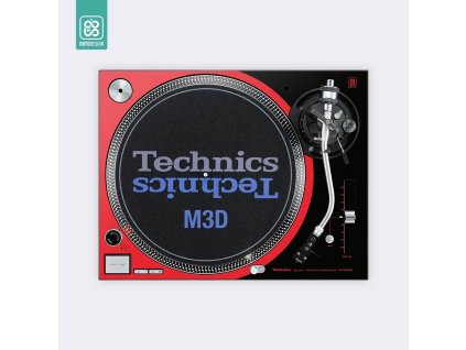 Doto Design Skin SL-1200 / 1210 M3D COLORS DVS Red