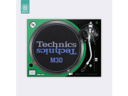 Doto Design Skin SL-1200 / 1210 M3D COLORS DVS Green