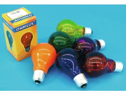 Omnilux 230V/40W E27 A19, czerwona