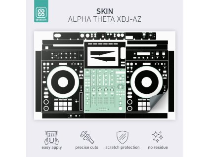 Doto Design Skin XDJ-AZ COLORS DVS Aquamarine