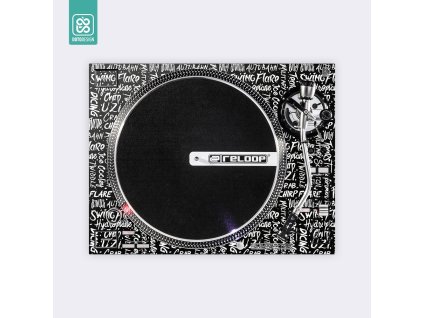 Doto Design Skin RP-7000 SCRATCH STYLE Black