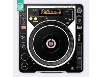 Doto Design Skin CDJ-800 COLORS DVS White