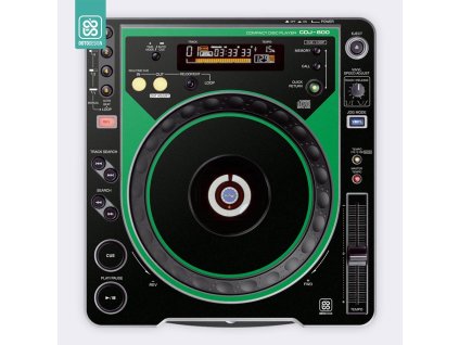 Doto Design Skin CDJ-800 COLORS DVS Green