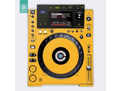 Doto Design Skin CDJ-900 FULL COLORS Dark Yellow