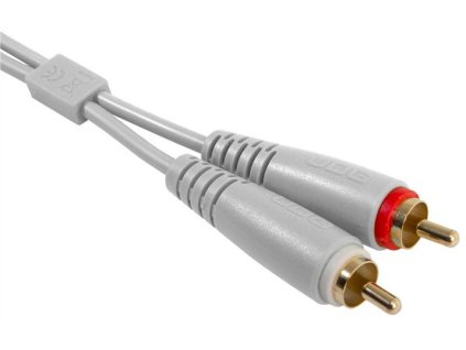 UDG Ultimate Audio Cable Set RCA - RCA White Straight 3m