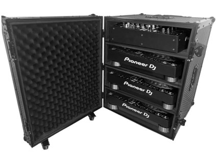 UDG Ultimate Flight Case na 4 CDJ/MIKSZER Black Plus
