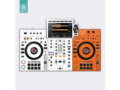 Doto Design Skin XDJ-RX3 OW Orange-White