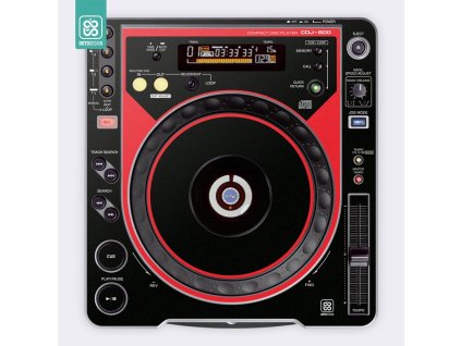 Doto Design Skin CDJ-800 COLORS DVS Red