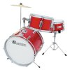 Dimavery JDS-203 dziecięcy zestaw perkusyjny, czerwony