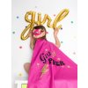 PartyDeco Balon foliowy Girl złoty 77x70cm