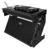 UDG Ultimate Flight Case Przenośny Stół DJ-ski Z-Style Black Plus (Kółka)