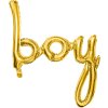 PartyDeco Balon foliowy Boy złoty 63.5x74cm