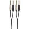 Bespeco ROCKIT Stereo Kabel 2x Jack Mono - 2x Jack Mono 1,5 m