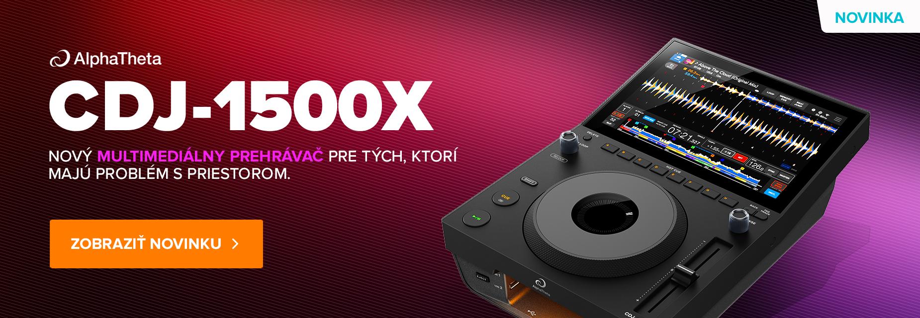 Pioneer DJ | AlphaTheta CDJ-1500X
