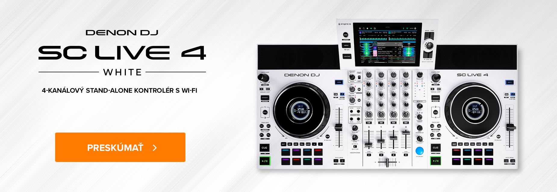Denon DJ SC LIVE 4 white