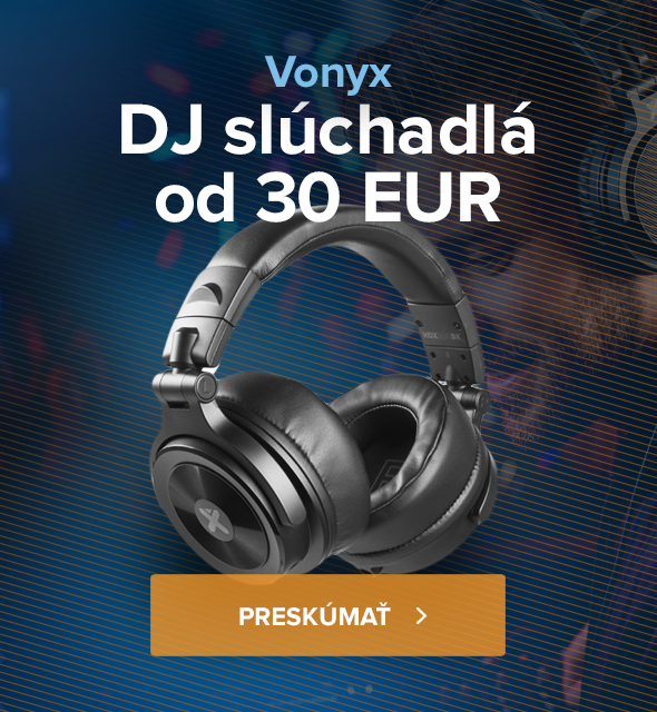 Lacná DJ slúchadlá