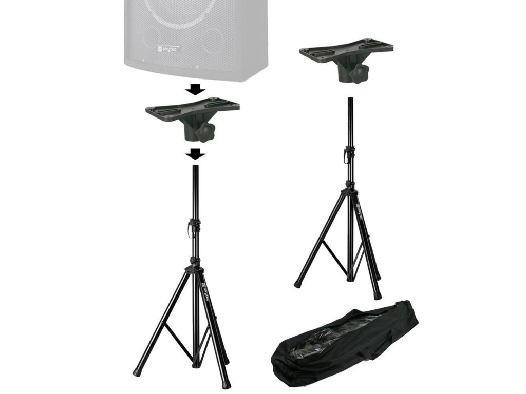 Vonyx Set reproduktorových stojanov s adaptérmi