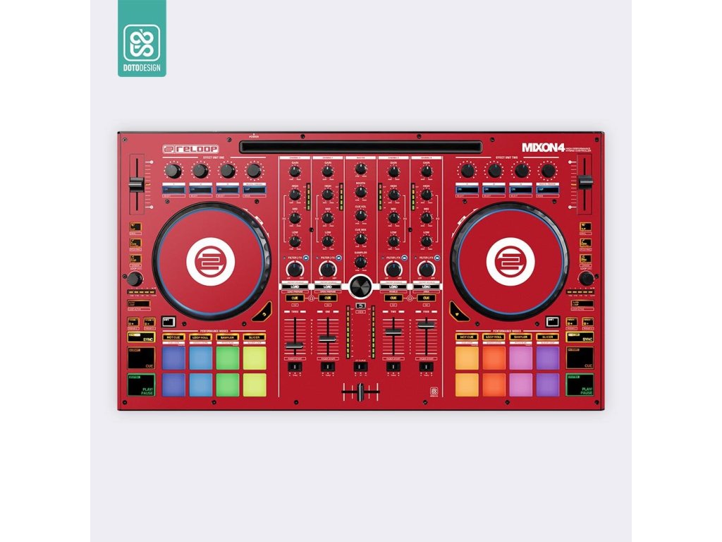 Doto Design Skin Mixon 4 FULL COLORS Aurora Red