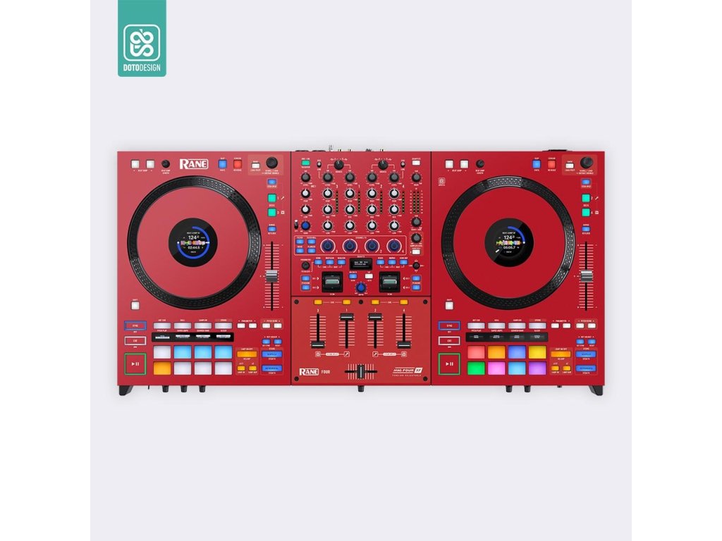 Doto Design Skin FOUR FULL COLORS Aurora Red