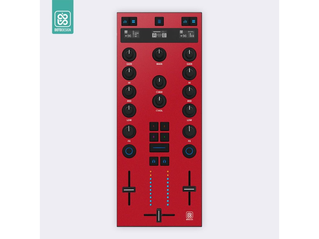 Doto Design Skin Kontrol Z1 MK2 FULL COLORS Aurora Red