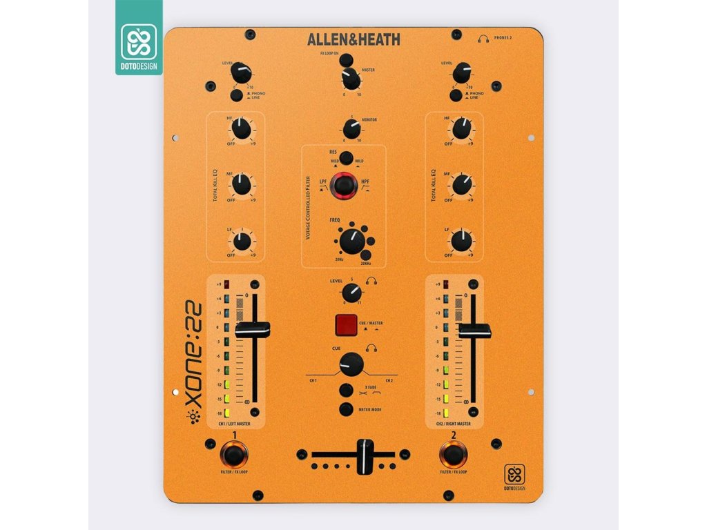 Doto Design Skin XONE 22 FULL COLORS Sunset Orange
