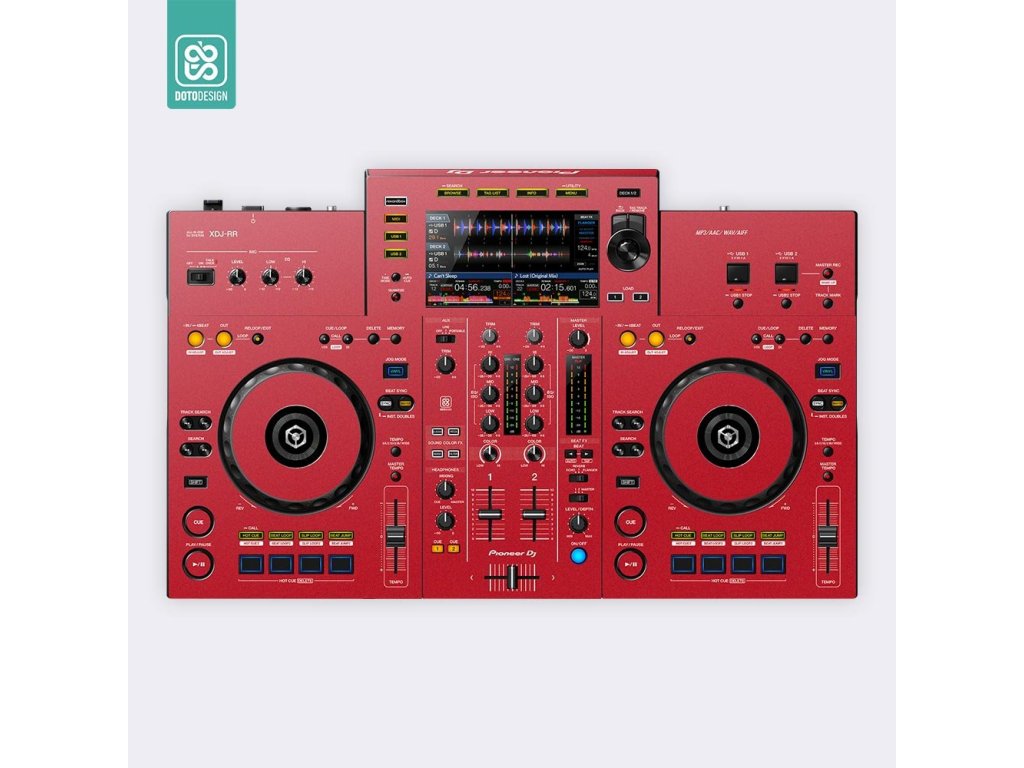 Doto Design Skin XDJ-RR FULL COLORS Aurora Red