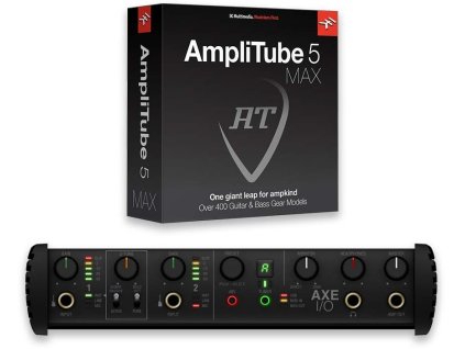 IK Multimedia AXE I/O + AmpliTube 5 MAX + TONEX MAX Bundle