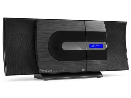 Audizio Tours Stereo HiFi System DAB+, Barva černá
