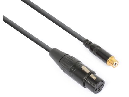 Power Dynamics CX138 kábel XLR (F) - RCA (F) 0,15m