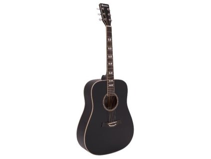 Dimavery STW-40 Western gitara, čierna