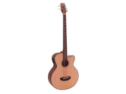 Dimavery AB-455 Acoustic-Bass, 5-strunová, nature