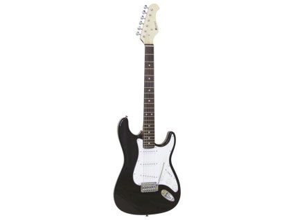Dimavery ST-203, elektrická gitara, čierna