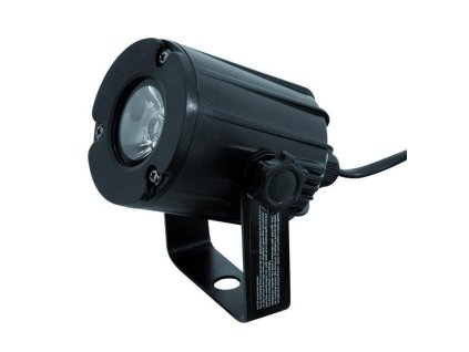 Eurolite LED Spot 3W, 6000K, 6°, čierny