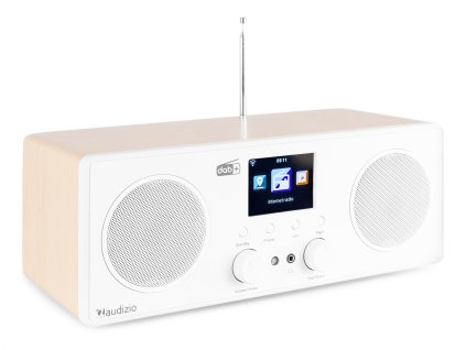 Audizio Bari internetové stereo rádio FM/DAB+ s Wi-Fi a Bluetooth, biele