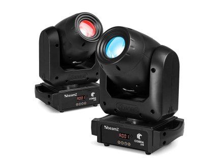 beamz cobra 100 ľad spot moving head with prism 2 pc