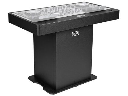 158867 ultimate dj podium workstation flight case set black