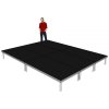 Power Dynamics Kompletné pódium 4x3m - výška 40cm vrátane schodov