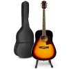 MAX SoloJam Westernová akustická gitara so stojanom na gitaru - Farba Sunburst