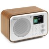 Audizio Milan prenosné rádio FM/DAB+ s batériou, strieborné