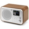 Audizio Milan prenosné rádio FM/DAB+ s batériou, strieborné