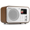 Audizio Milan prenosné rádio FM/DAB+ s batériou, strieborné