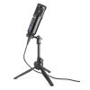 Vonyx CM320B Štúdiový USB mikrofón s echom, farba čierna