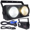 LIGHT4ME Blinder LED 2x100W Osvetľovací bodový zábleskový reflektor