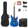 Max GigKit Elektrická gitara Pack Quilted Style Dark Blue